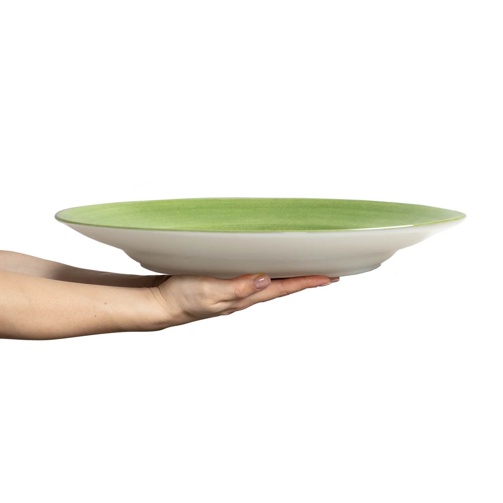 Basic serving platter Ø41 cm, Green Mateus
