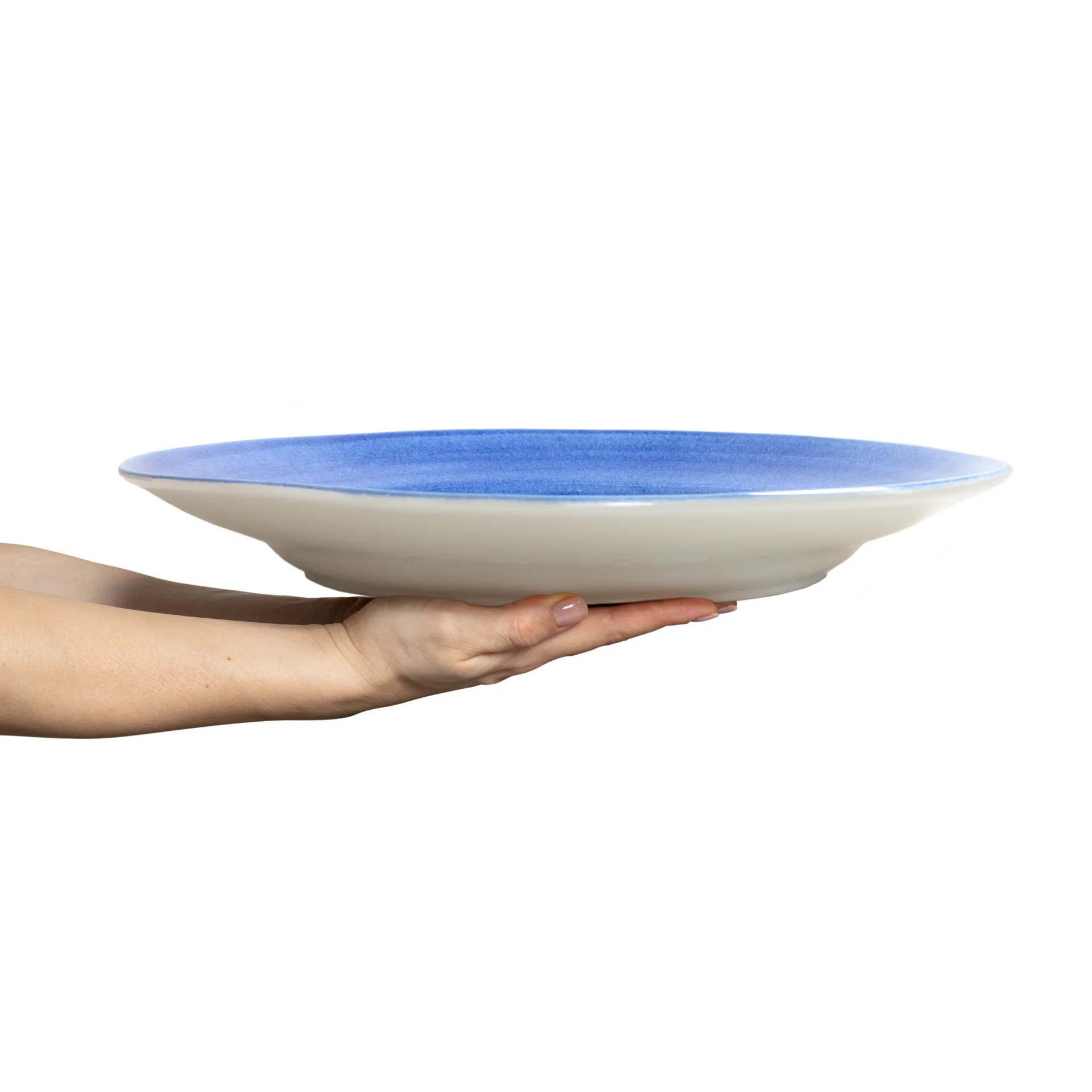 Basic serving platter Ø41 cm, Light blue Mateus