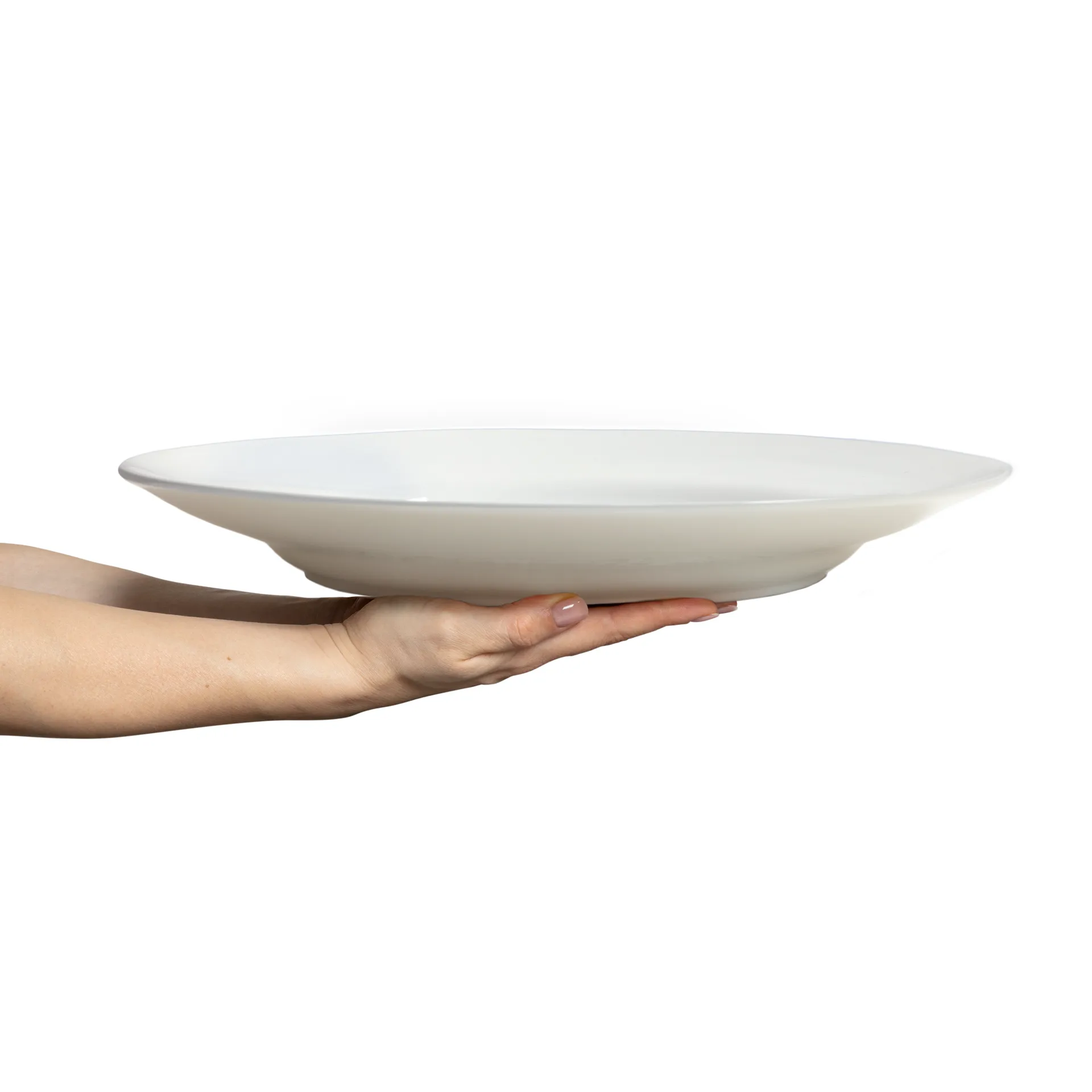 Basic serving platter Ø41 cm, White Mateus