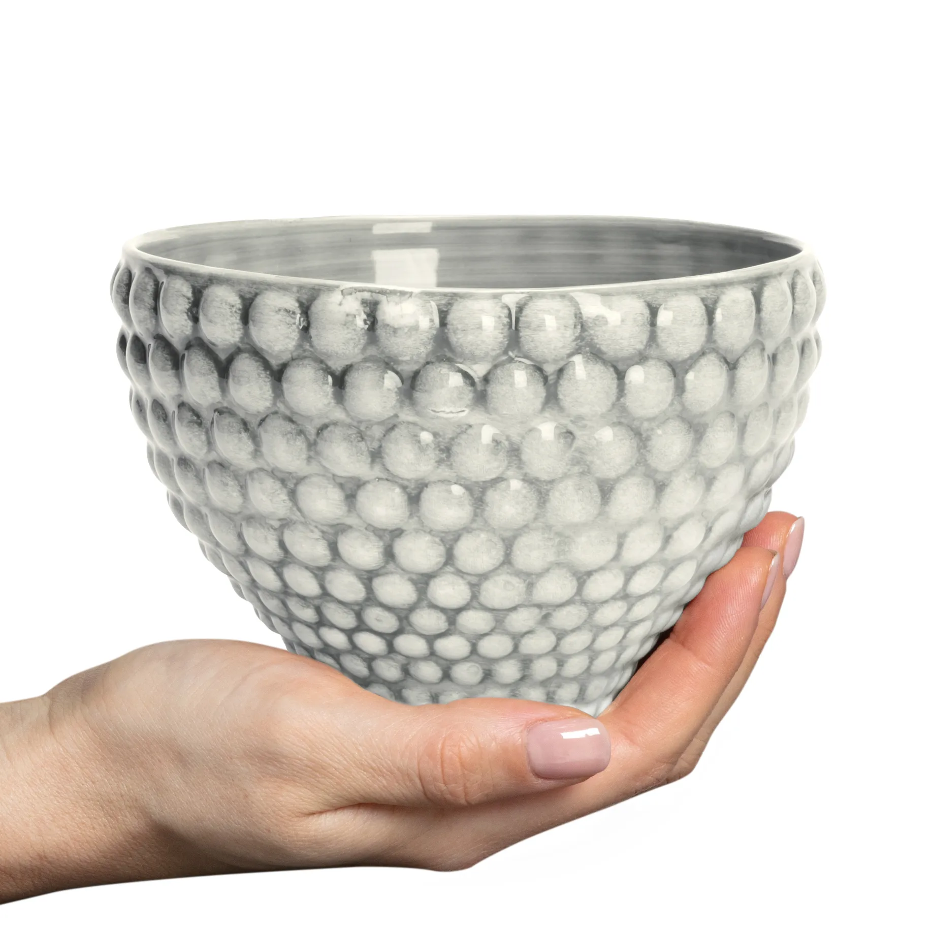 Bubbles bowl 60 cl, Grey Mateus