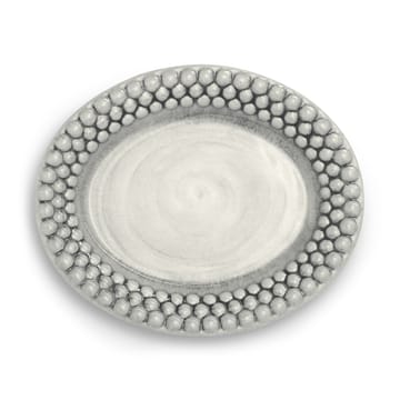 Bubbles oval plate 20 cm - Grey - Mateus