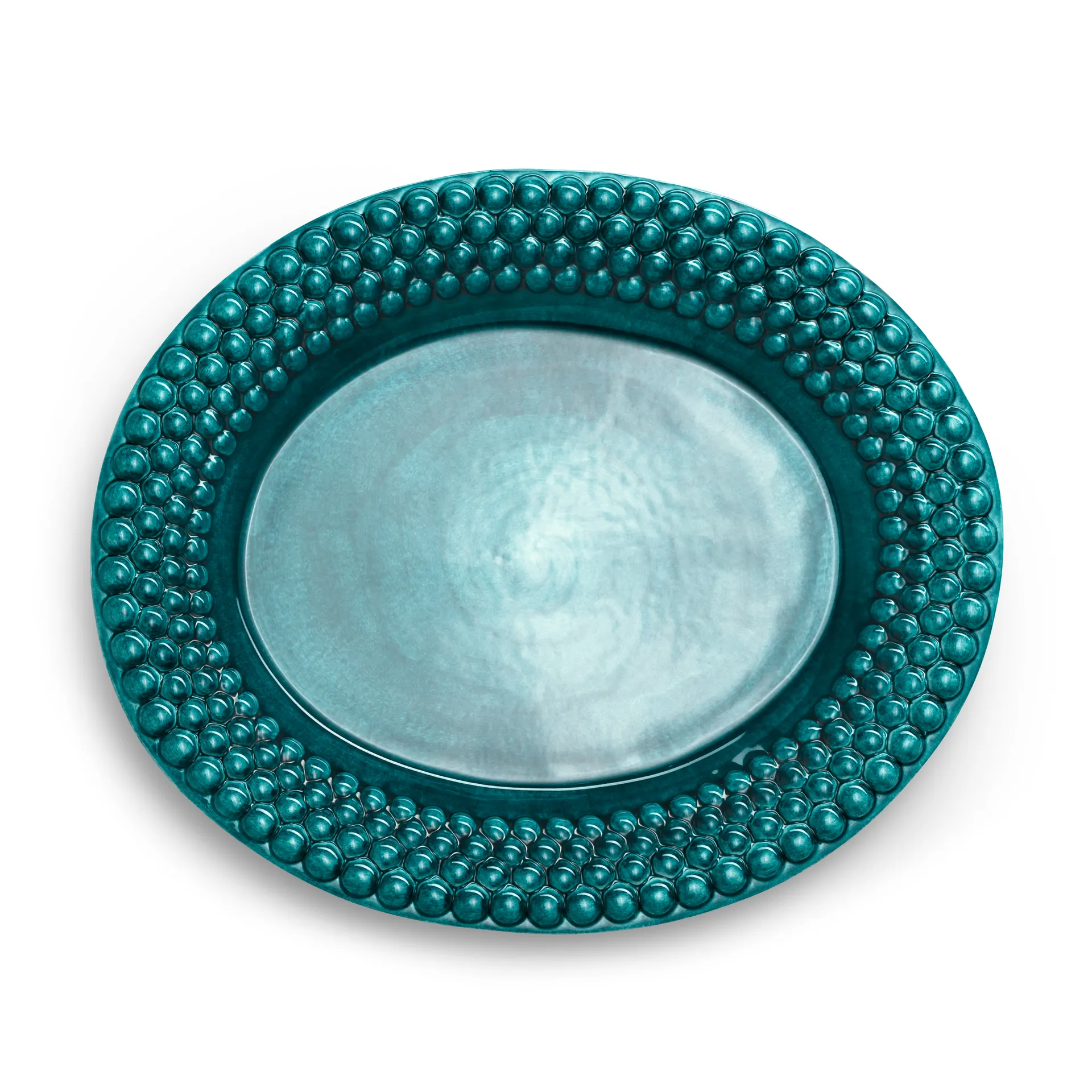 Bubbles oval saucer 35 cm, Ocean Mateus