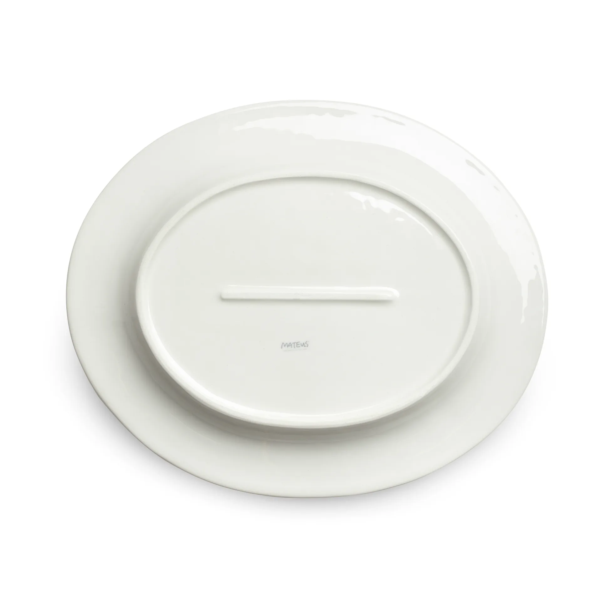 Bubbles oval saucer 35 cm, Sand Mateus