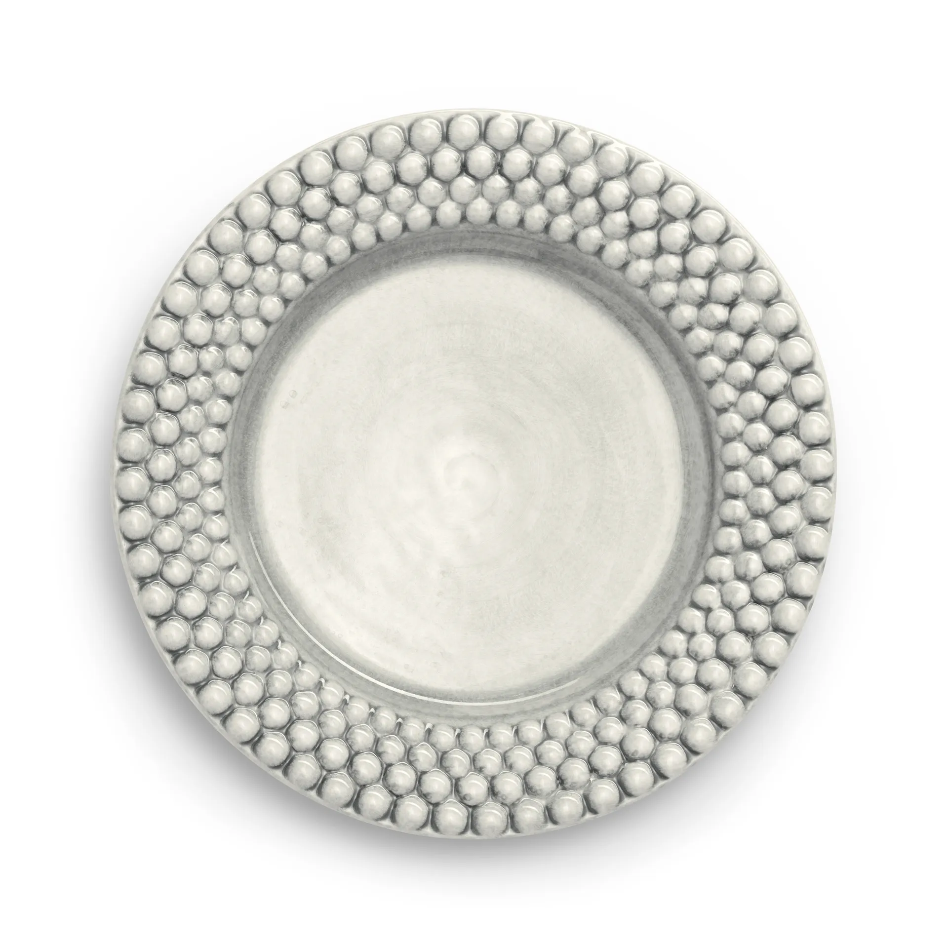 Bubbles plate 28 cm, Grey Mateus