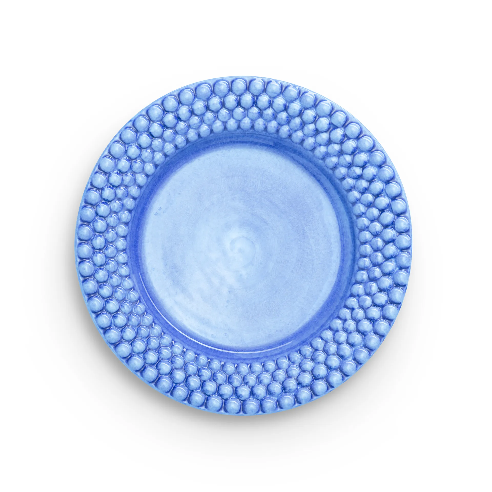Bubbles plate 28 cm, Light blue Mateus