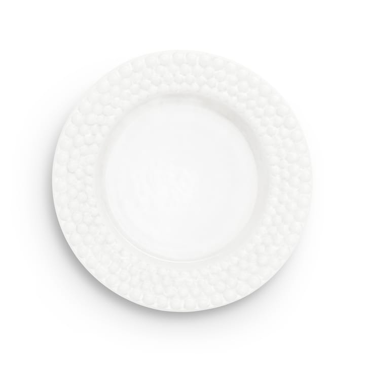 Bubbles plate 28 cm, White Mateus