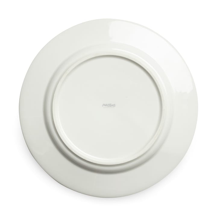 Bubbles plate 28 cm, White Mateus