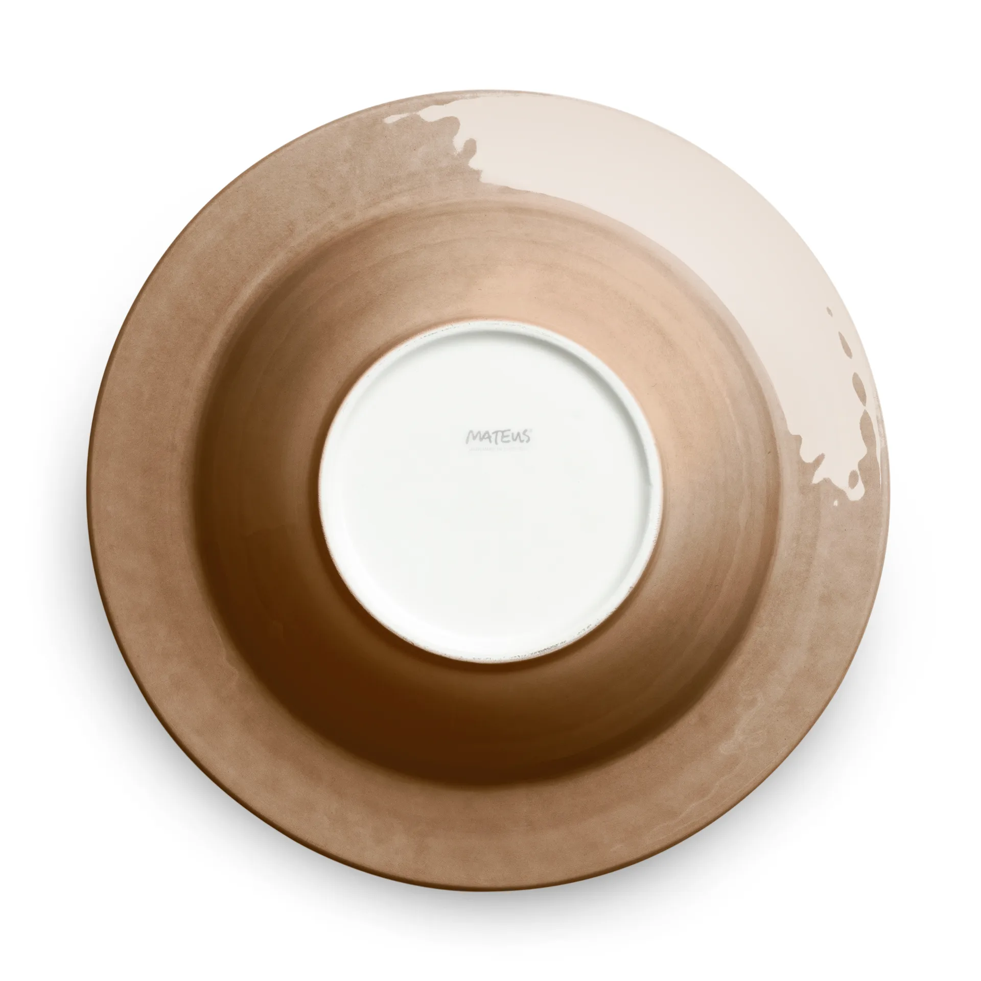 Bubbles soup plate 25 cm, cinnamon Mateus