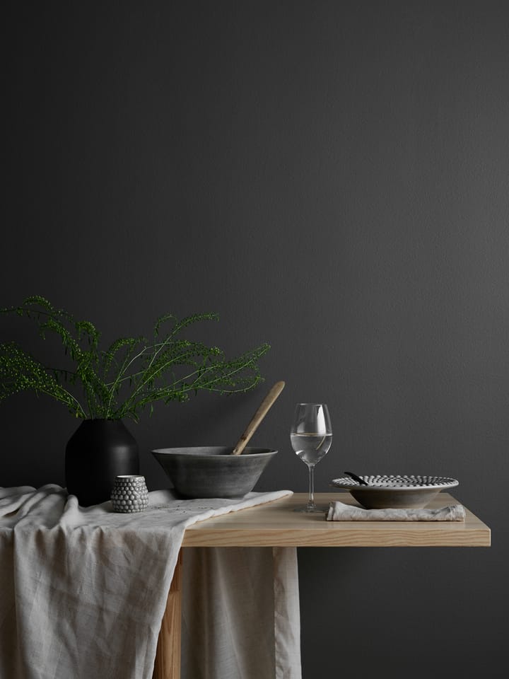 Bubbles soup plate 25 cm, Grey Mateus