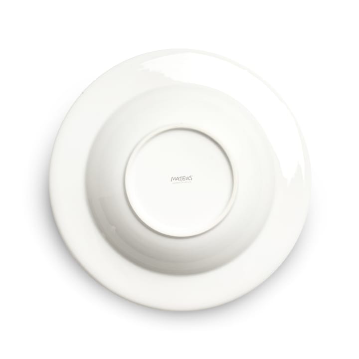 Bubbles soup plate 25 cm, White Mateus