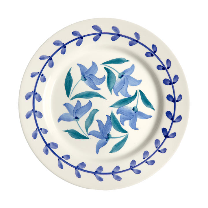Flowers blossom dinner plate Ø28 cm - White - Mateus