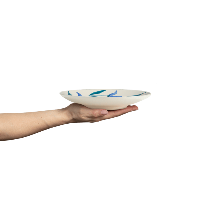 Flowers blossom plate Ø20 cm, White Mateus