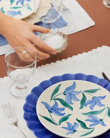 Flowers blossom plate Ø20 cm - White - Mateus