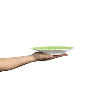 Lace plate 20 cm - Green - Mateus