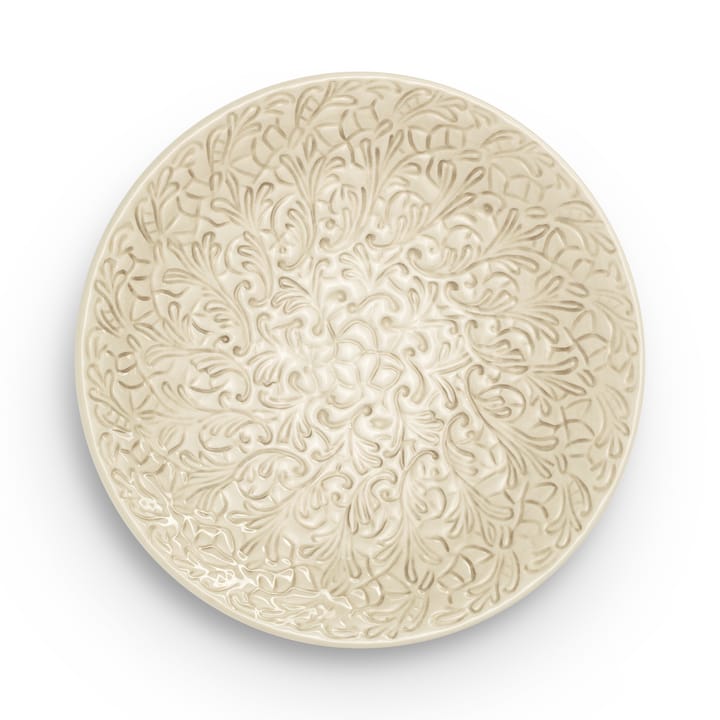 Lace plate 20 cm - Sand - Mateus