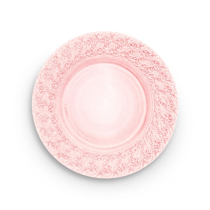 Lace plate 32 cm - Light pink - Mateus