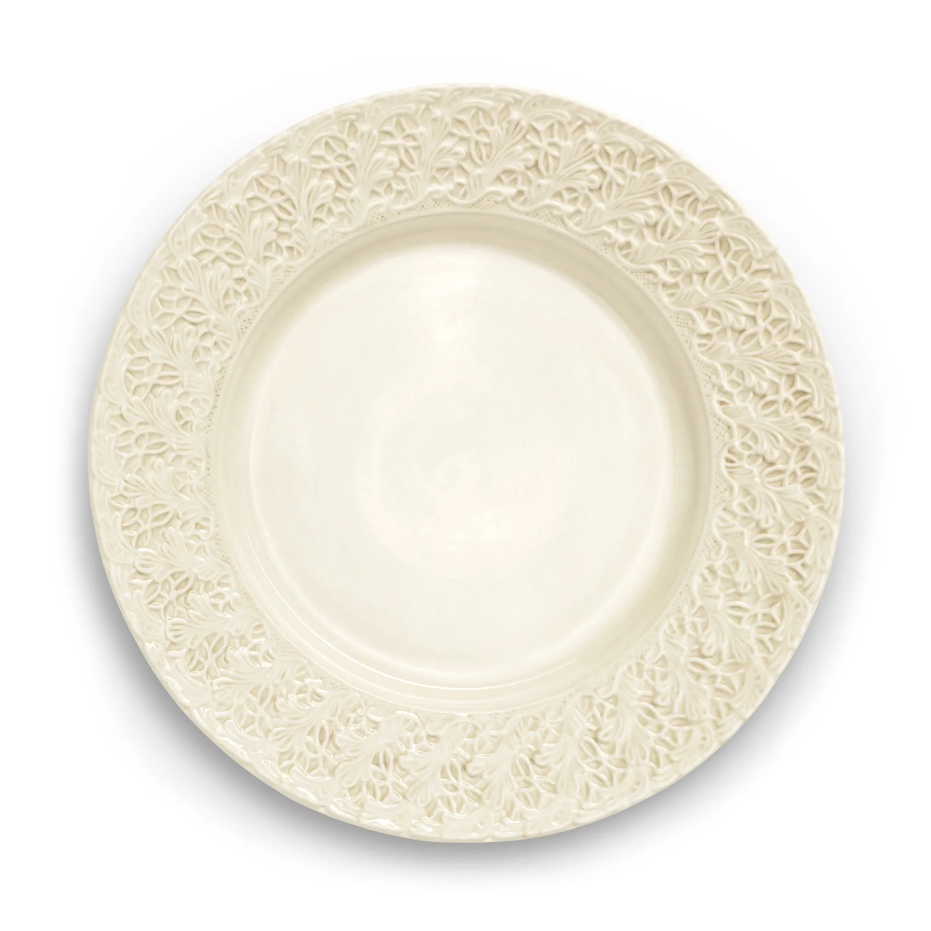 Lace plate 32 cm, Sand Mateus