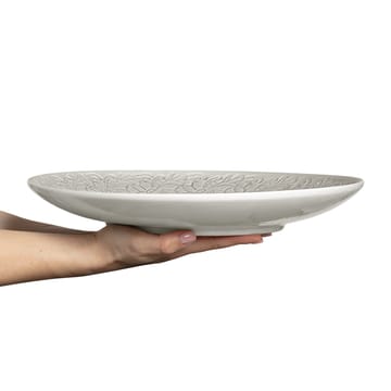 Lace saucer 34 cm - Grey - Mateus