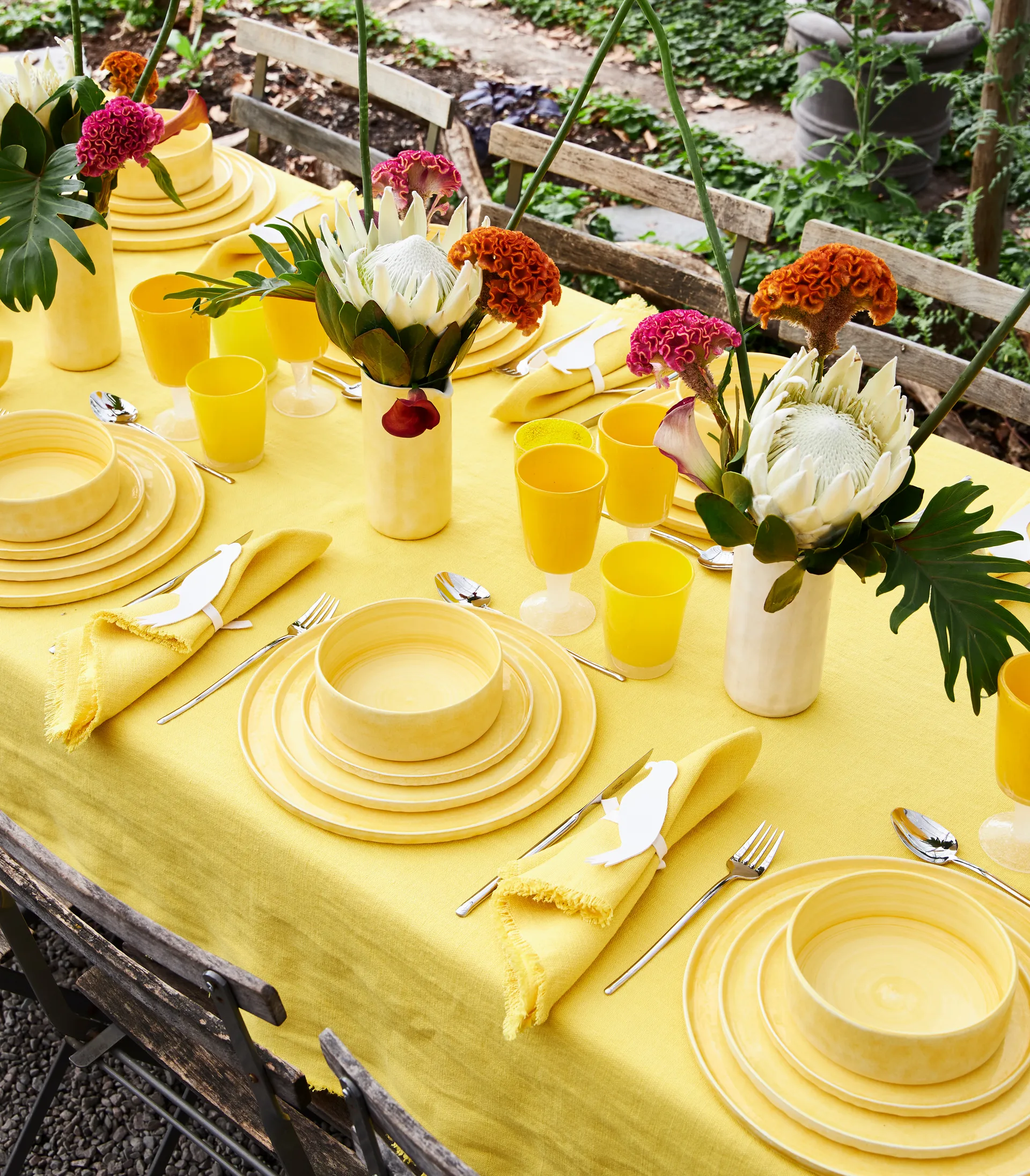 MSY plate 20 cm, Yellow Mateus