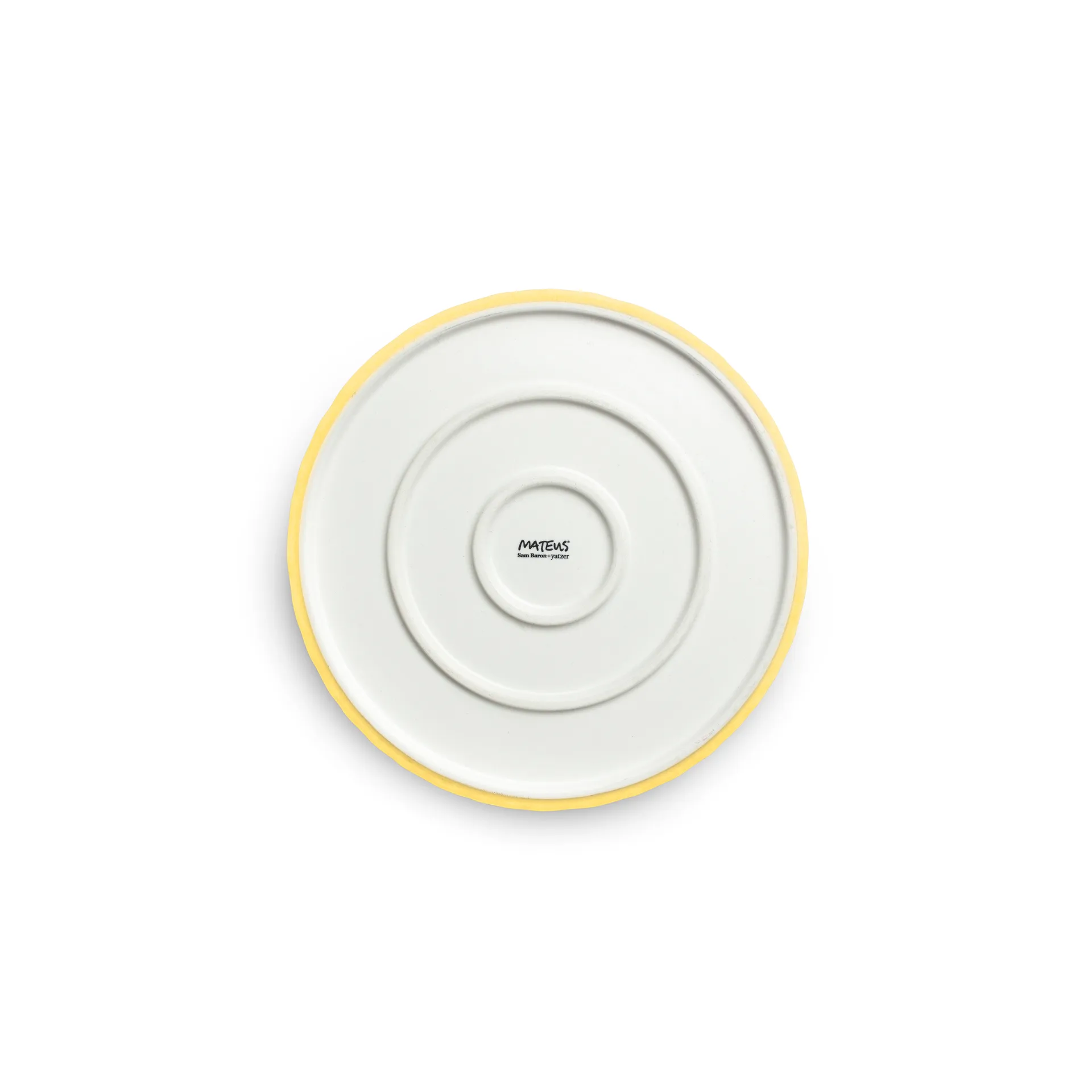 MSY plate 20 cm, Yellow Mateus