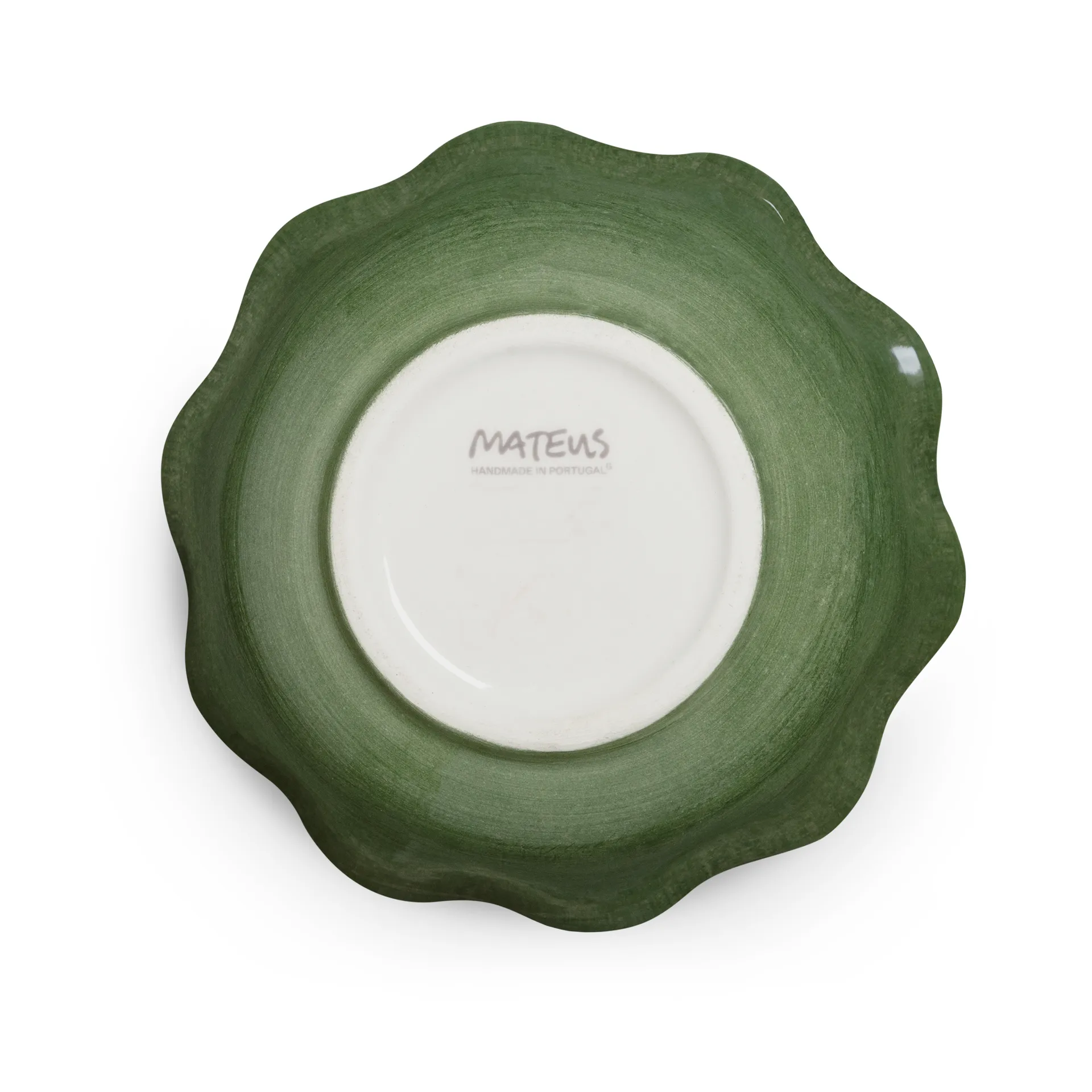Oyster bowl Ø13 cm, Forest green Mateus