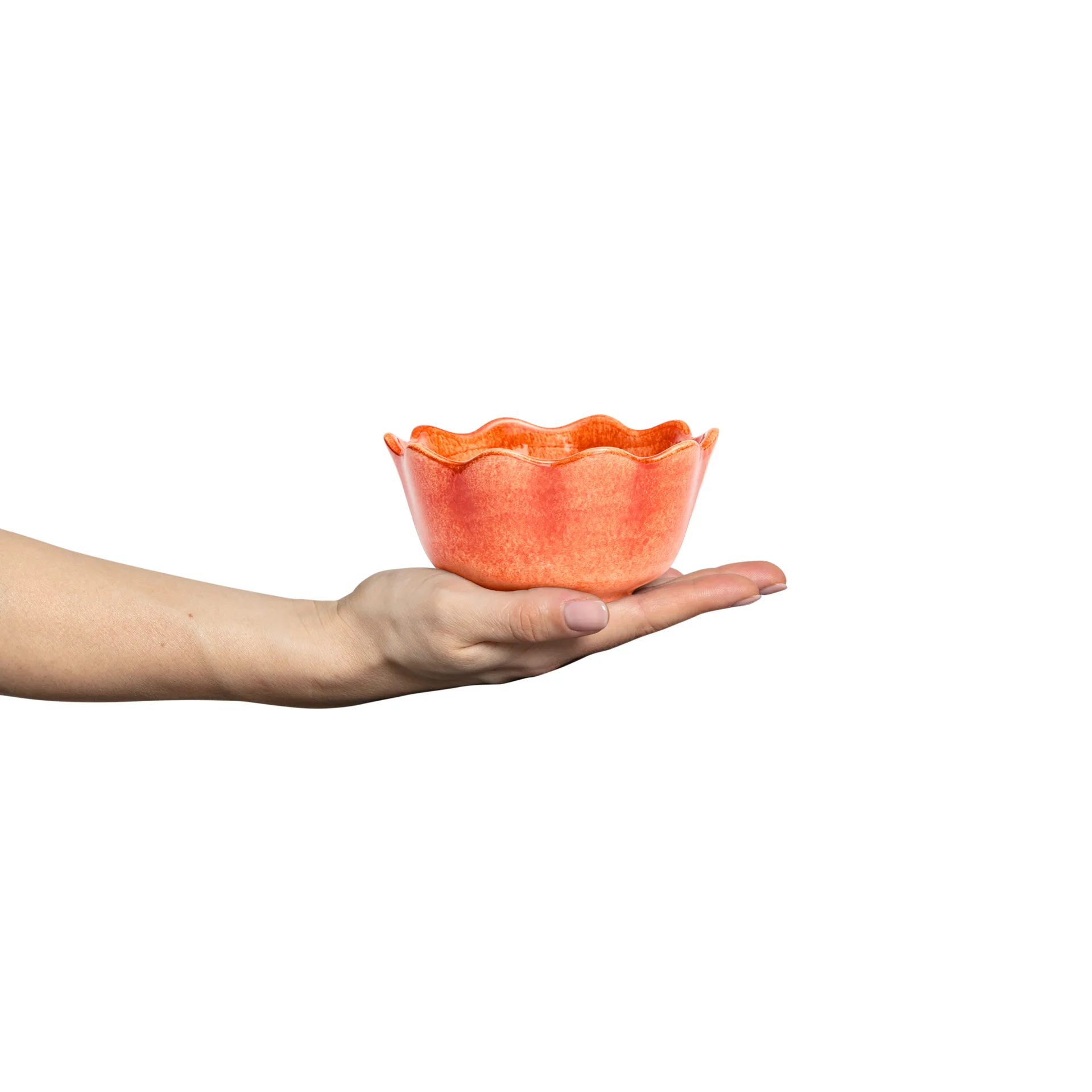 Oyster bowl Ø13 cm, Orange Mateus