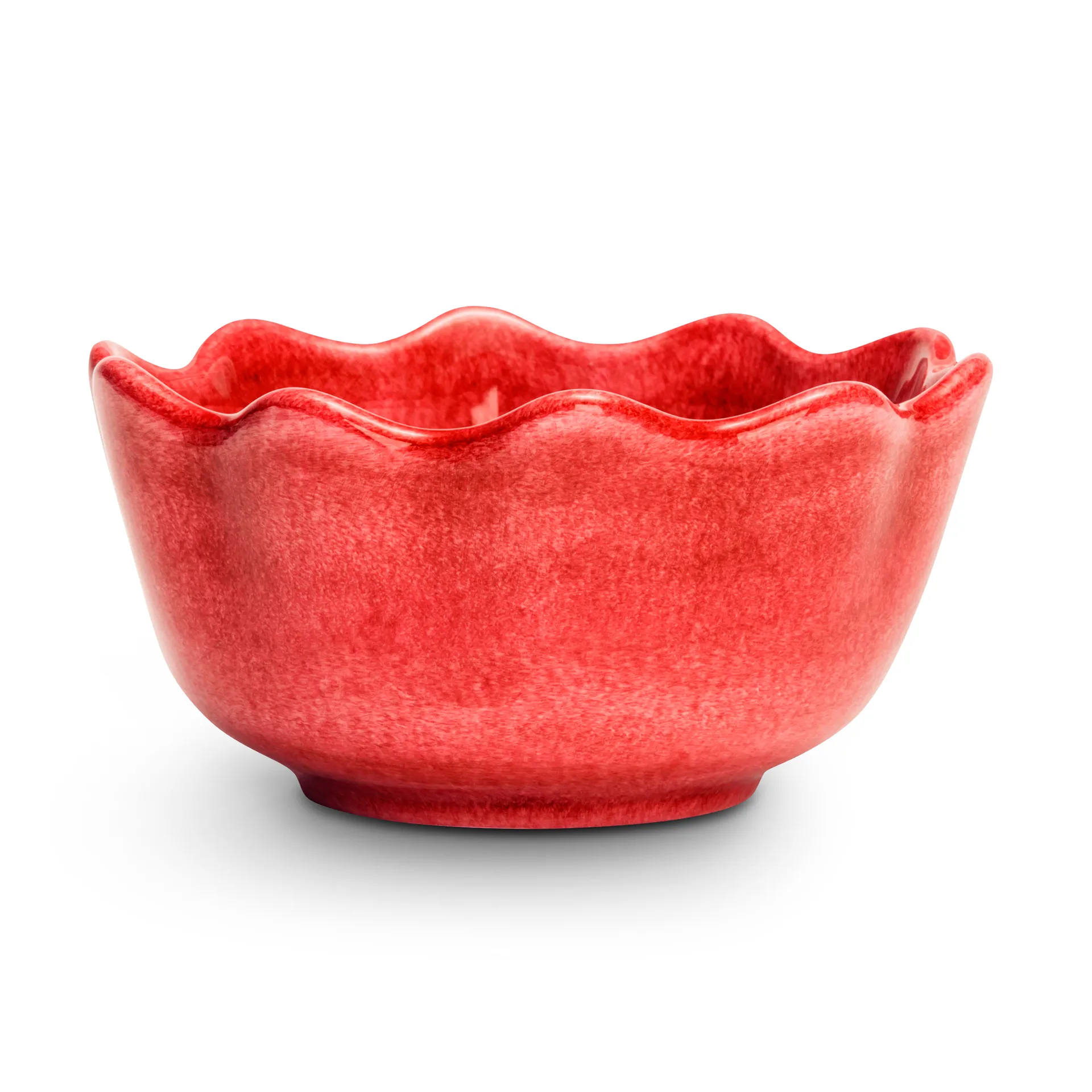 Oyster bowl Ø13 cm, Red Mateus