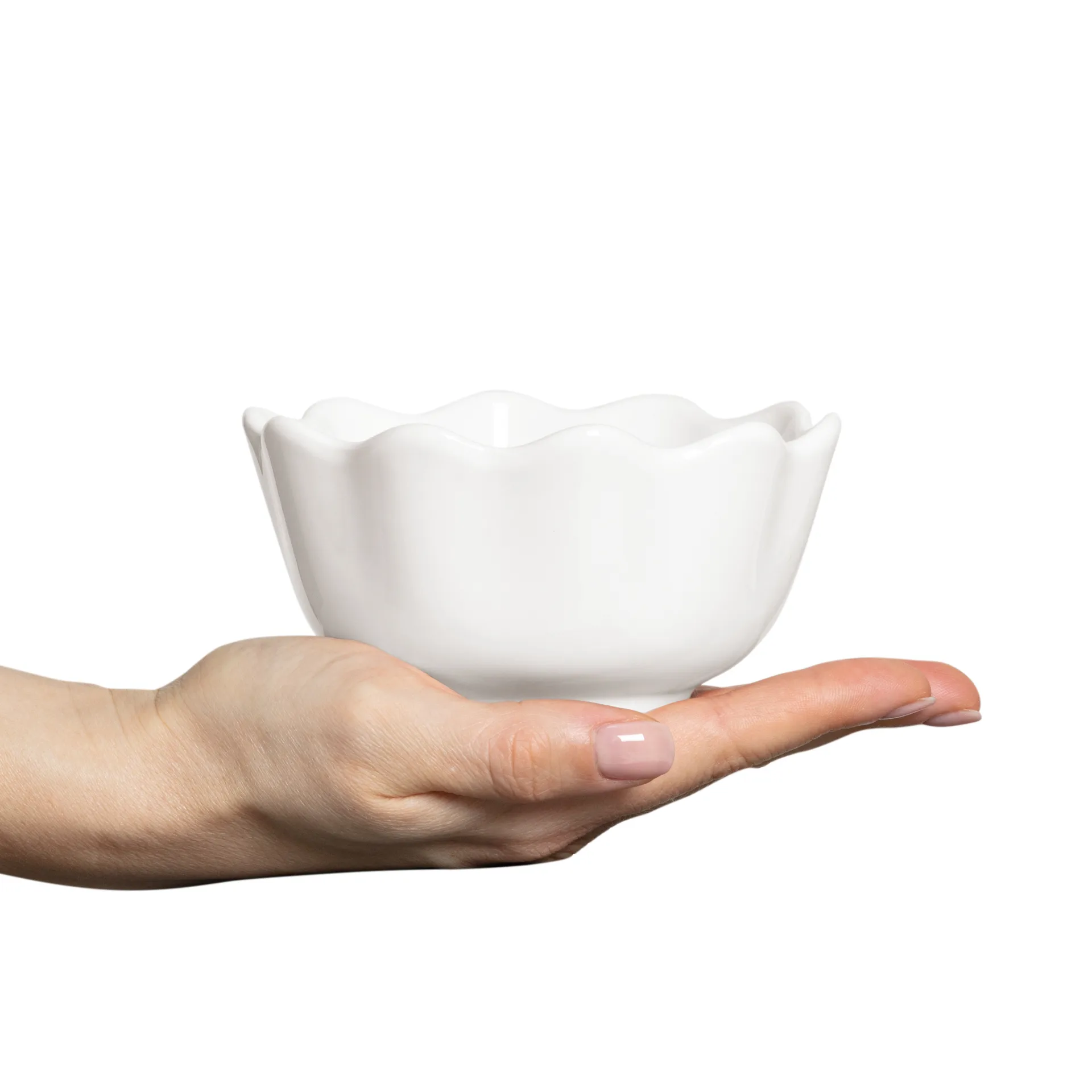 Oyster bowl Ø13 cm, white Mateus