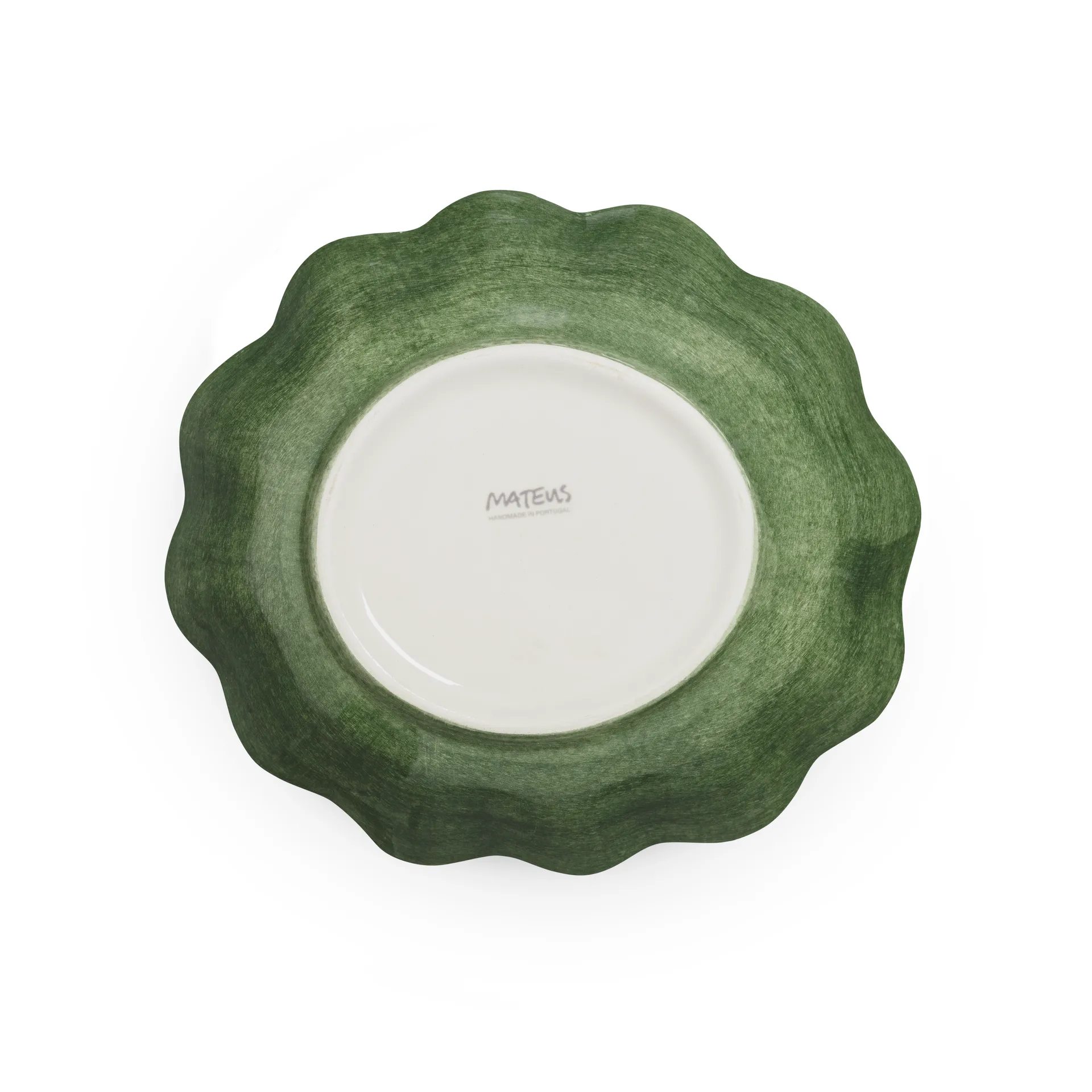 Oyster bowl 16x18 cm, Forest green Mateus