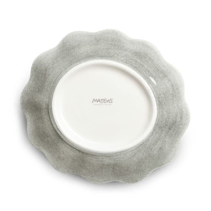 Oyster bowl 16x18 cm, Grey Mateus