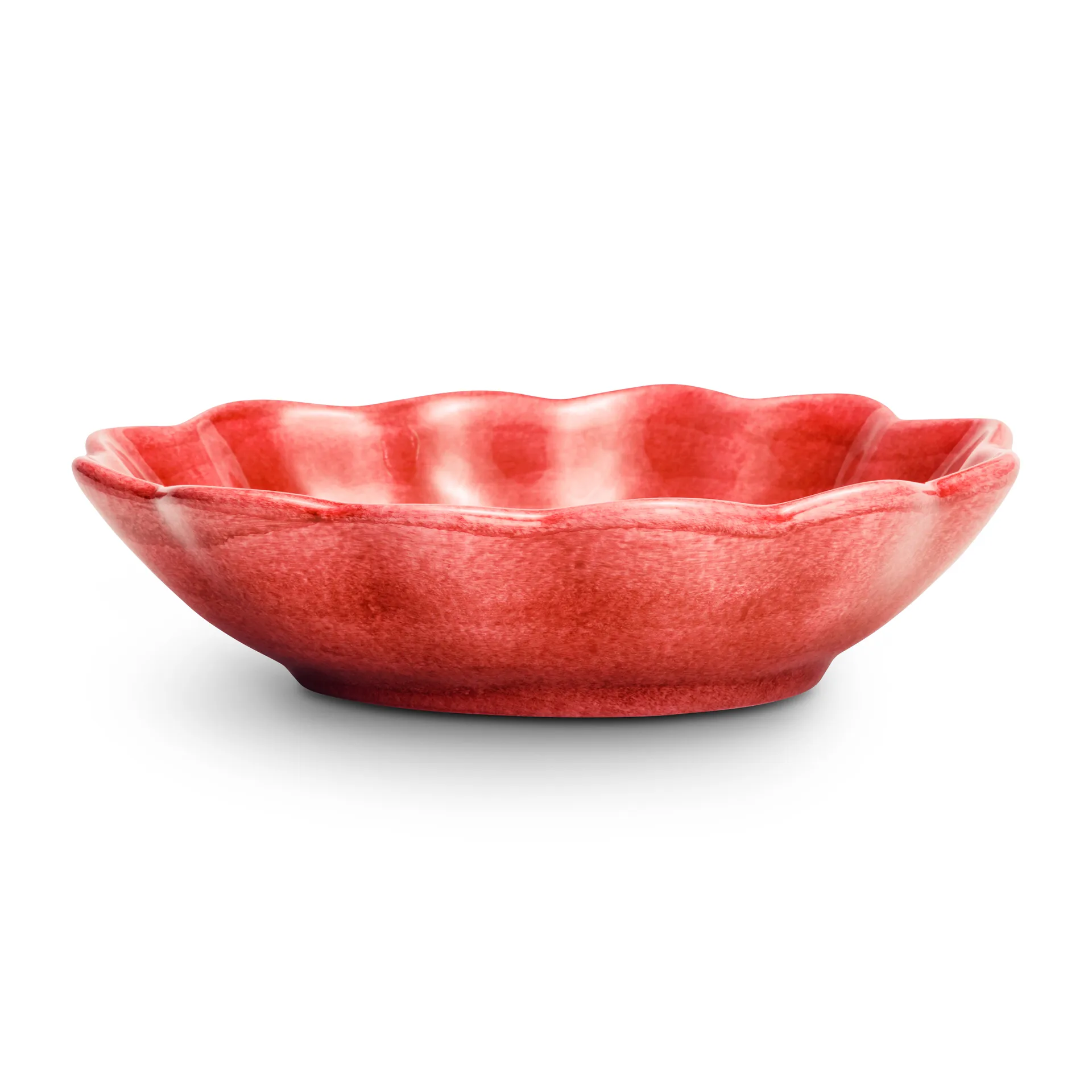 Oyster bowl 16x18 cm, Red Mateus