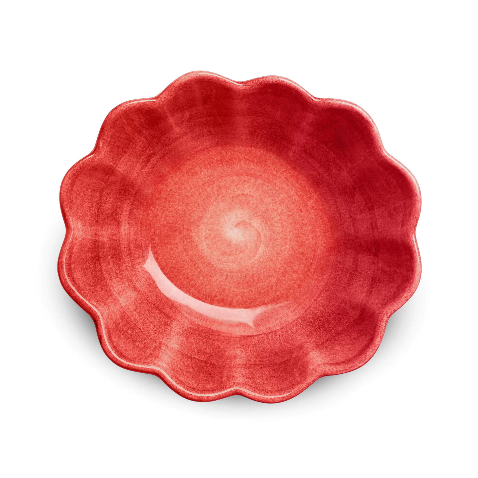 Oyster bowl 16x18 cm, Red Mateus