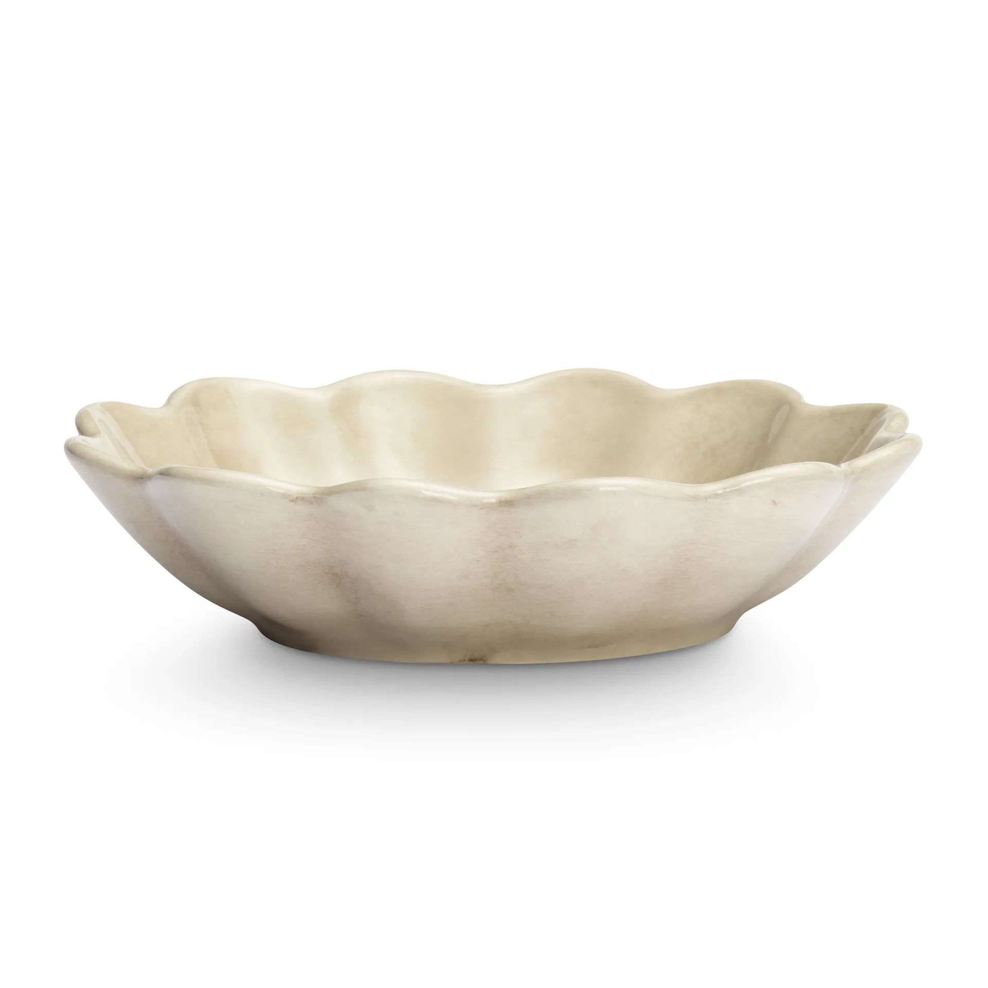 Oyster bowl 16x18 cm, Sand Mateus