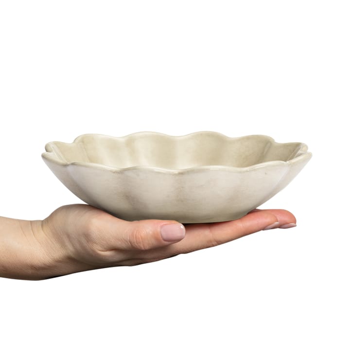 Oyster bowl 16x18 cm, Sand Mateus