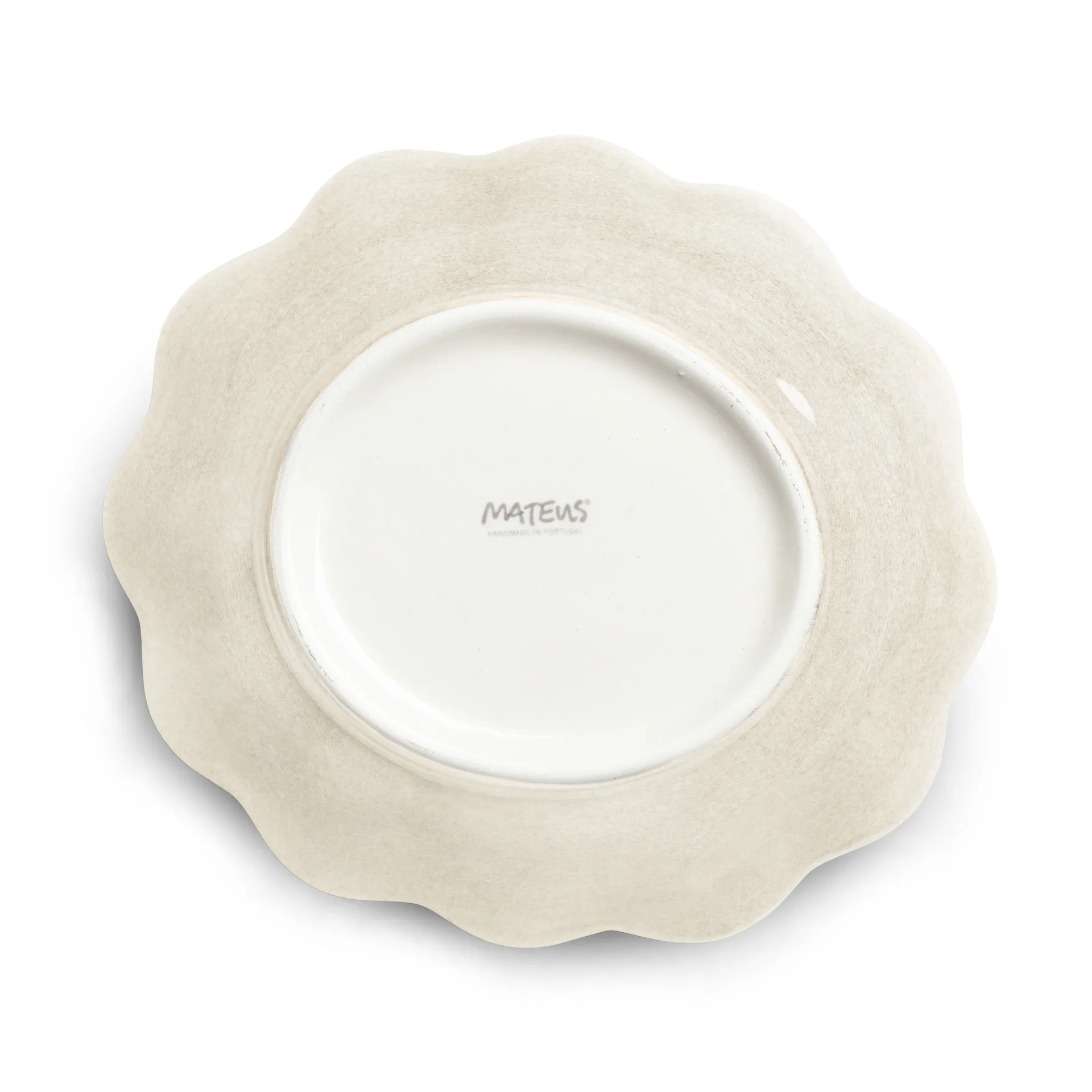 Oyster bowl 16x18 cm, Sand Mateus