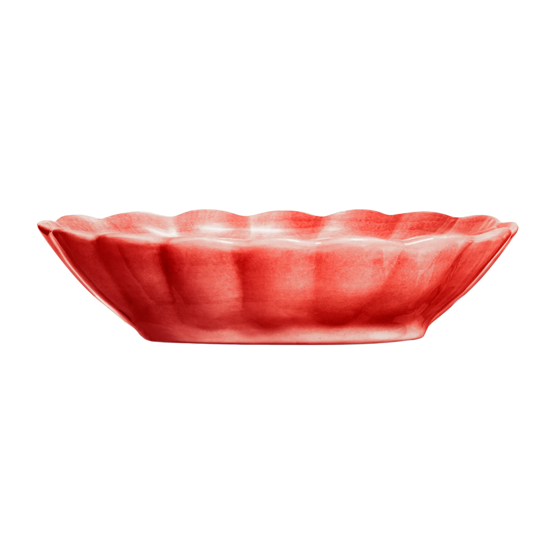 Oyster bowl 18x23 cm, Red Mateus