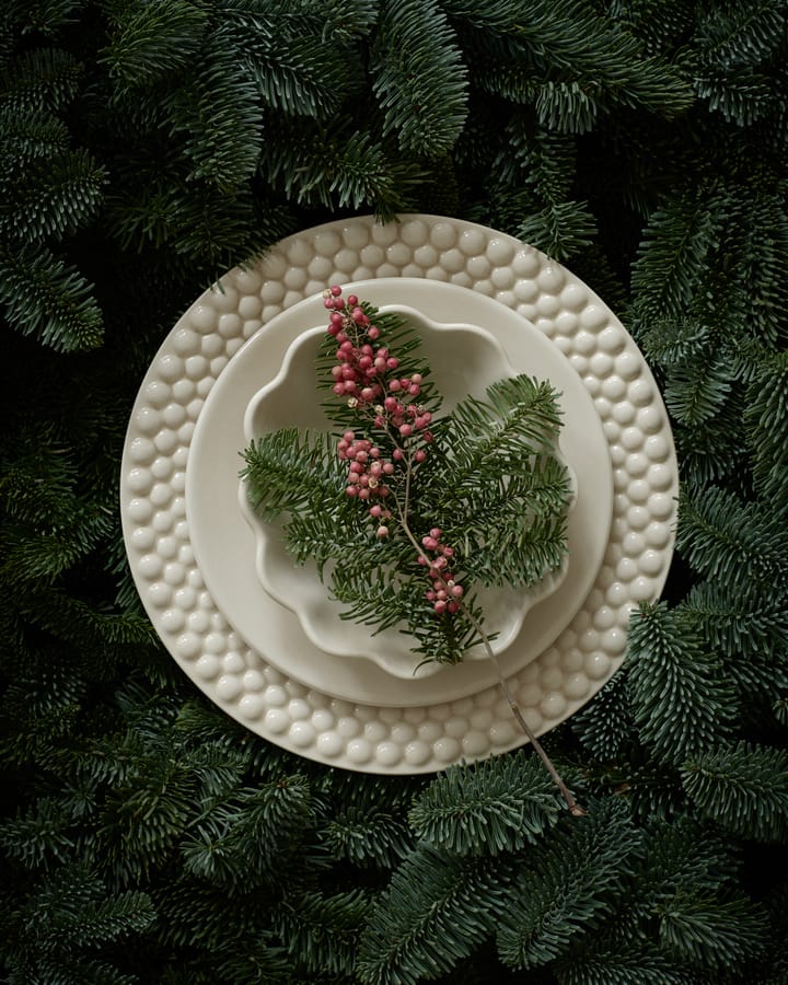 Oyster bowl 18x23 cm, White Mateus