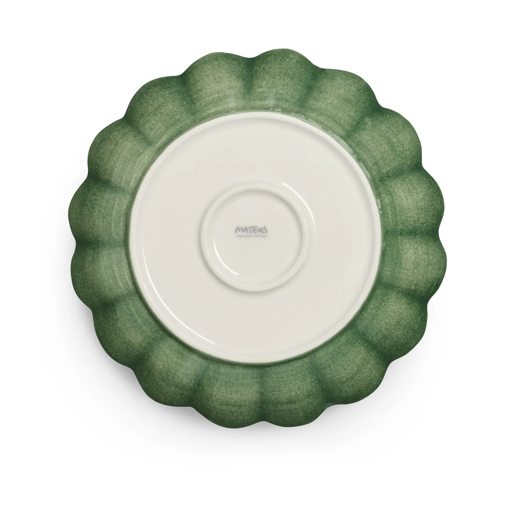 Oyster bowl Ø24 cm, Forest green Mateus