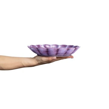 Oyster bowl Ø24 cm - Violet - Mateus