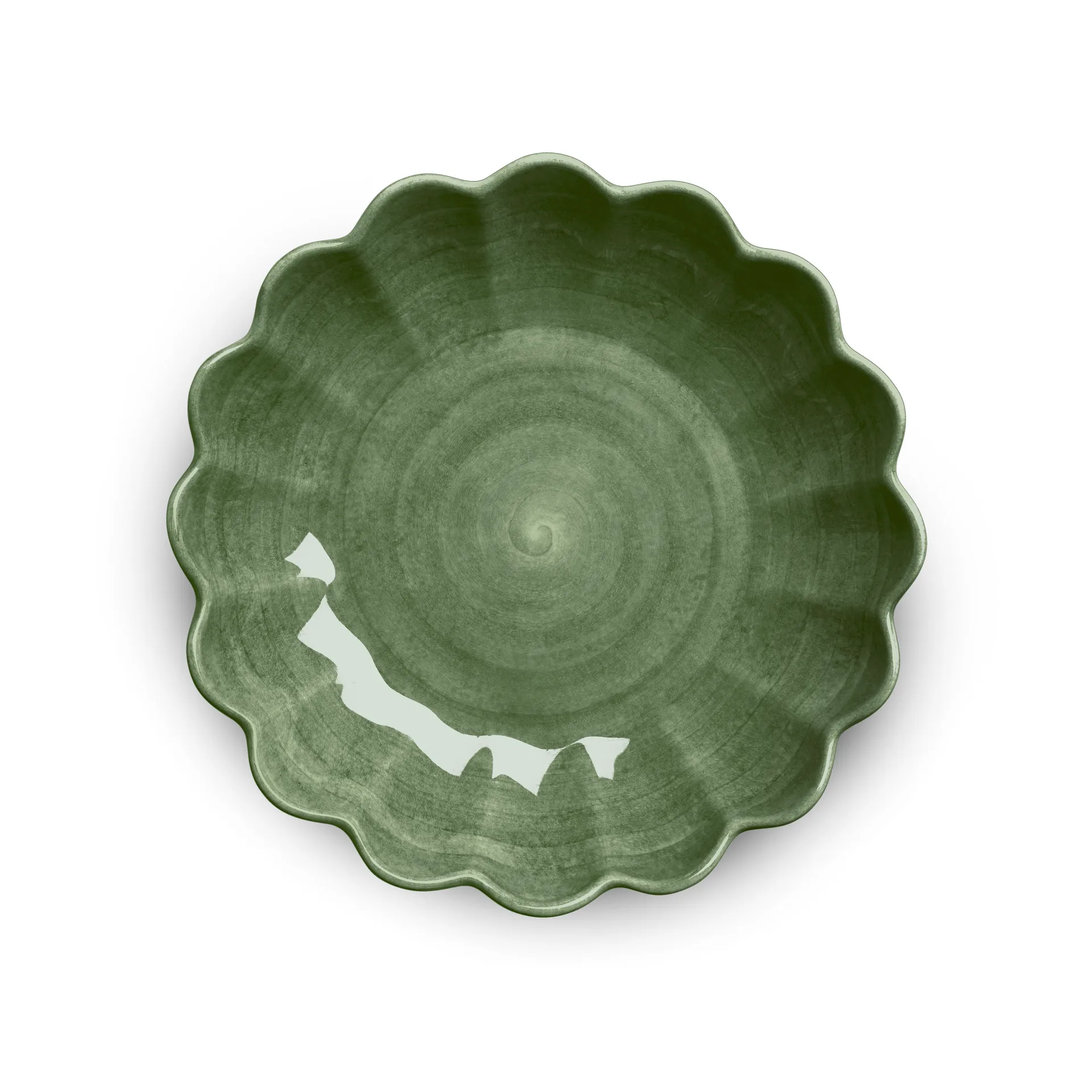 Oyster bowl Ø31 cm, Forest green Mateus