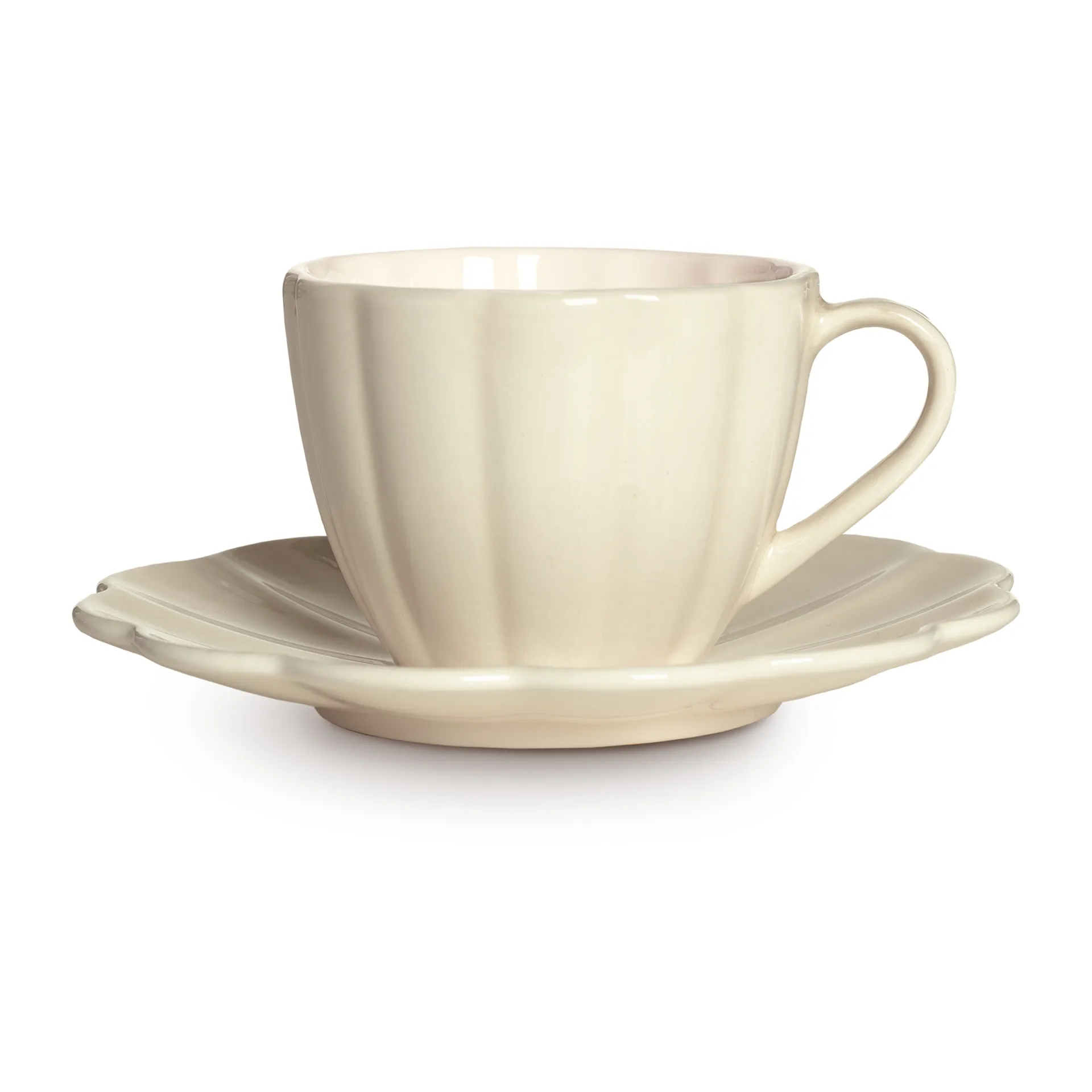 Oyster cup with saucer 25 cl, Sand Mateus