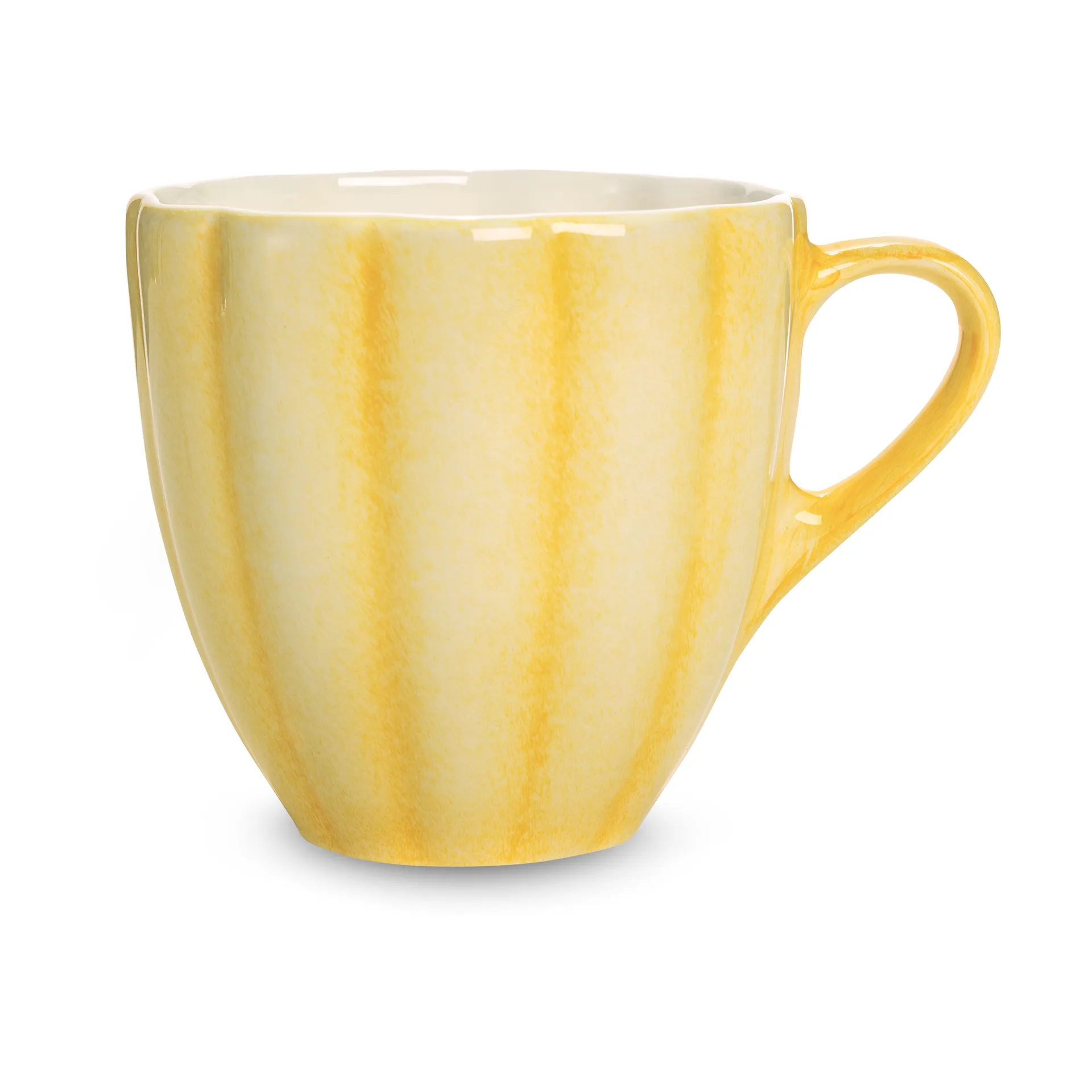Oyster mug 60 cl, Yellow Mateus