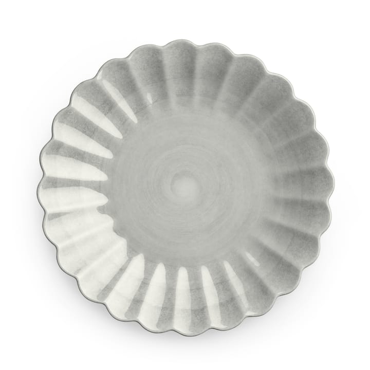 Oyster plate 20 cm - grey - Mateus