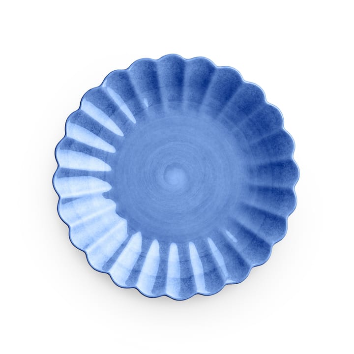 Oyster plate 20 cm, Light blue Mateus