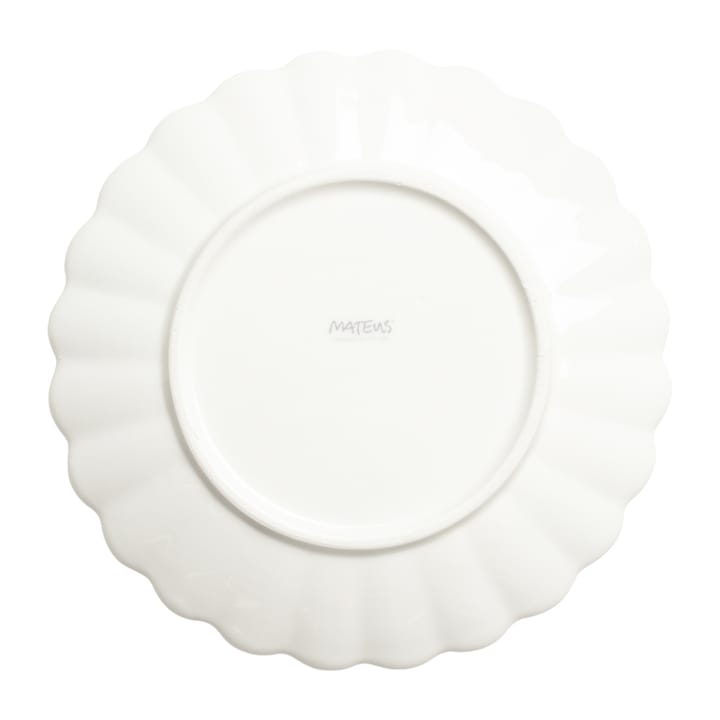 Oyster plate 20 cm, Red Mateus