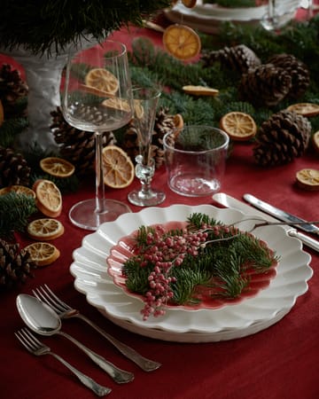 Oyster plate 20 cm - Red - Mateus