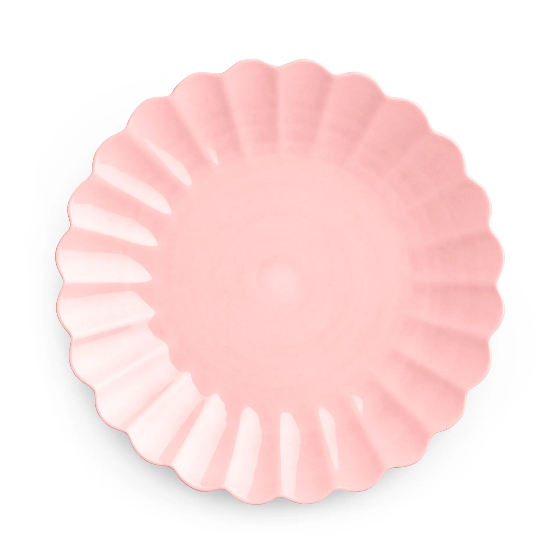 Oyster plate 28 cm, light pink Mateus