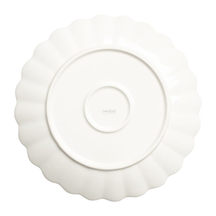 Oyster plate 28 cm, Red Mateus