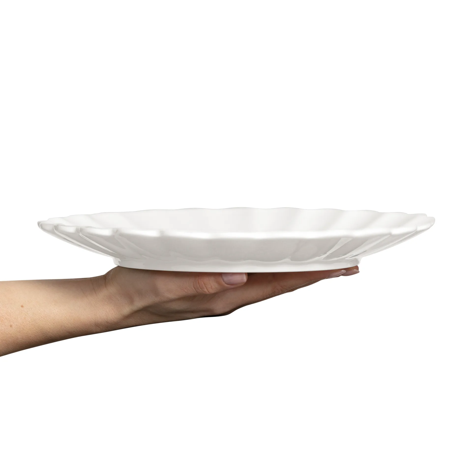 Oyster plate 28 cm, white Mateus