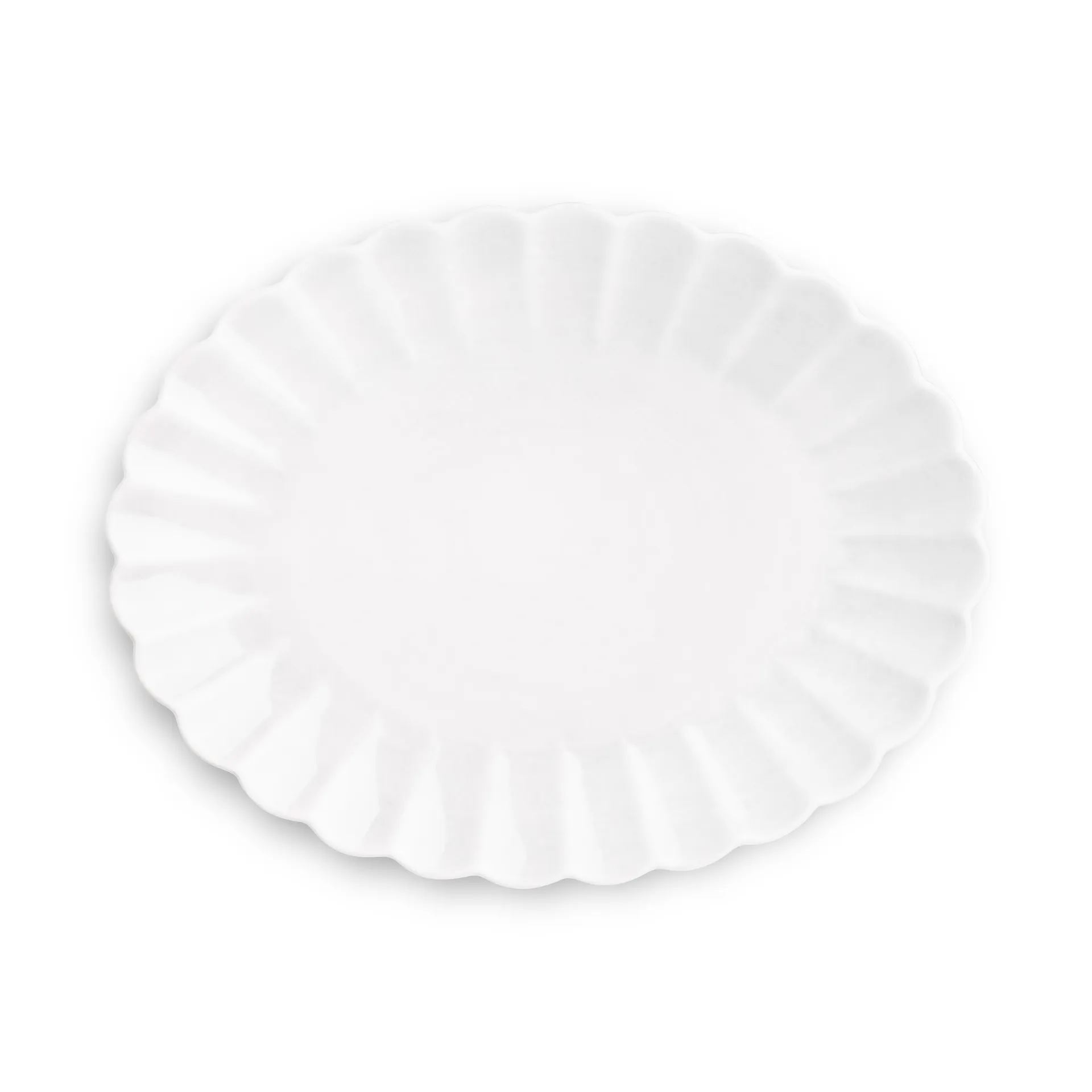 Oyster saucer 30x35 cm, White Mateus